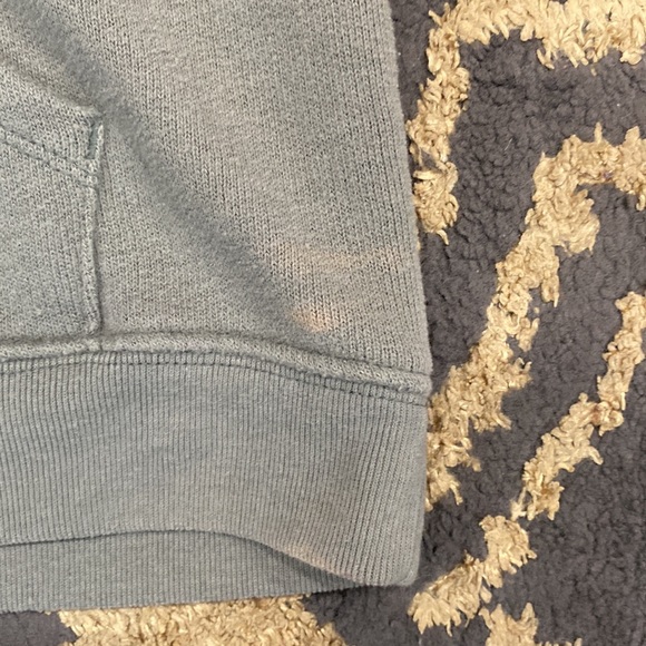 Junk Food Hoodie with cut off sleeves and patches Army Green - Picture 5 of 9